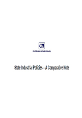 State Industrial Policies – A Comparative Note